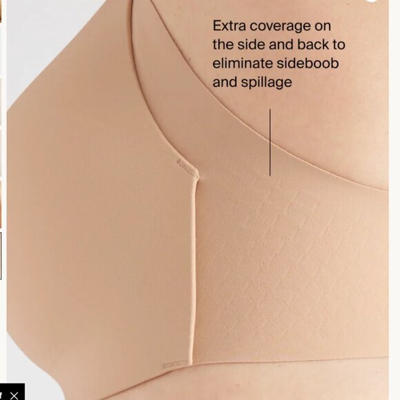 knix | Wing woman Seamless Tan Sand Bra - 32DD - Picture 5 of 7